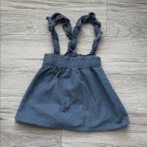 Carter's Child of Mine Blue Corduroy Overall Dress